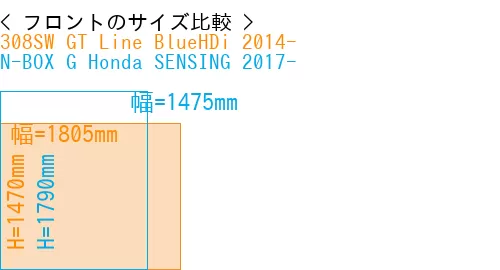 #308SW GT Line BlueHDi 2014- + N-BOX G Honda SENSING 2017-